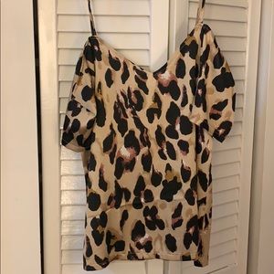 Boohoo Leopard silky top